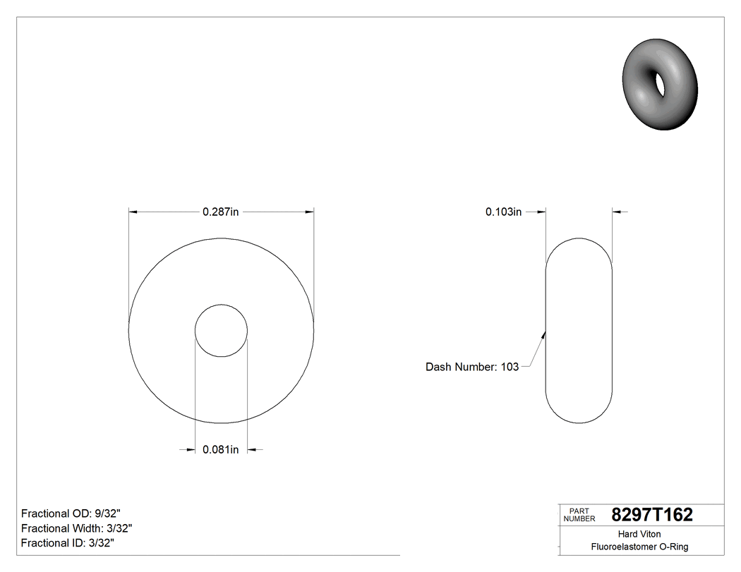 Technical drawing - 8297T162